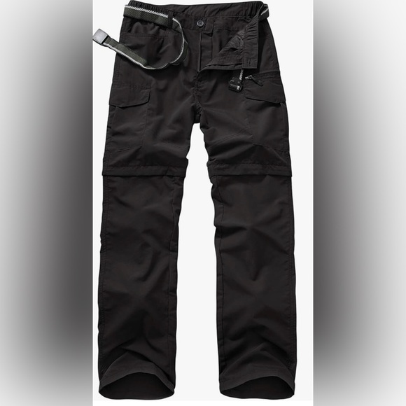 Men's Outdoor Quick Dry Convertible Lightweight Hiking Fishing Zip Off - Picture 1 of 2